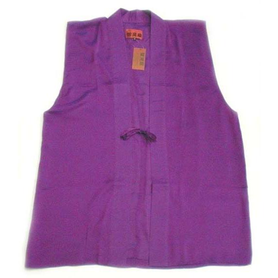 極薄紗合わせ陣羽織（紫）　日本製