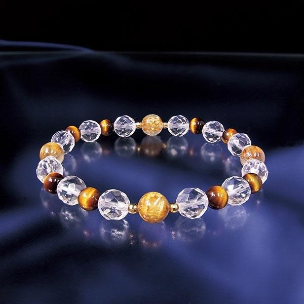 18金珠タイチンルチルブレスレット(IB409)