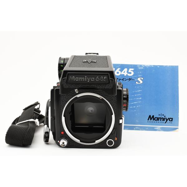 【美品】マミヤ Mamiya M645 1000S 6x4.5 中判カメラ AEプリズムファインダー...