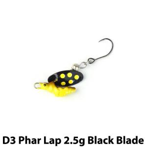 D3カスタムルアーズ ファーラップ 2.5g PHARLAP 2.5g ブラックブレード