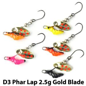 D3カスタムルアーズ ファーラップ 2.5g PHARLAP 2.5g ゴールドブレード