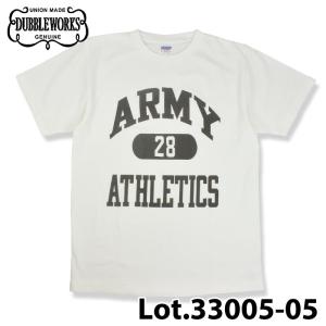 ダブルワークス 33005-05 ARMY ATHLETICS 半袖 プリント Tシャツ｜samuraicraft