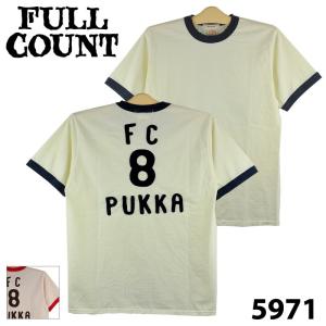 フルカウント 5971 PRINT RINGER TEE FC 8 PUKKA｜samuraicraft