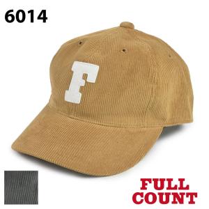 フルカウント 6014 6Panel Cords Baseball Cap 'F' Patch｜samuraicraft