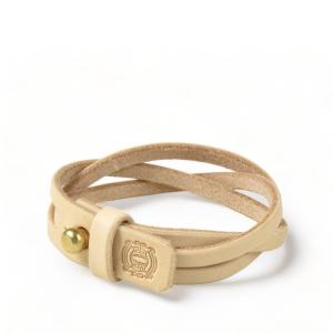 本革ブレスレット無地レザーリストバンド幅広ワイド/メール便可