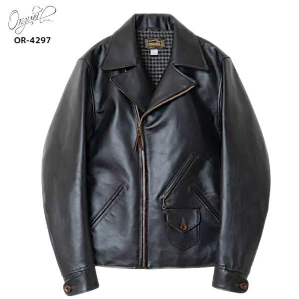 オルゲイユ OR-4297 モーターサイクルマンジャケット ホースハイド
