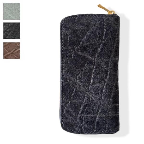 サムライクラフト ラウンドファスナー ロングウォレット タイプ2 エレファントレザー