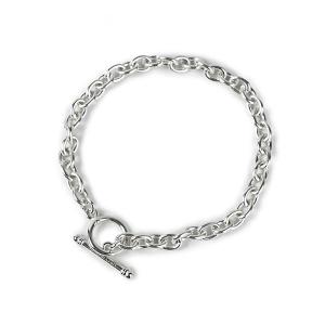 GARNI（ガルニ） Braid Coil Bracelet ブレスレット ブラウンシルバー