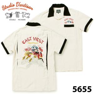 ダルチザン 5655 刺繍レーヨンスカシャツ｜samuraicraft