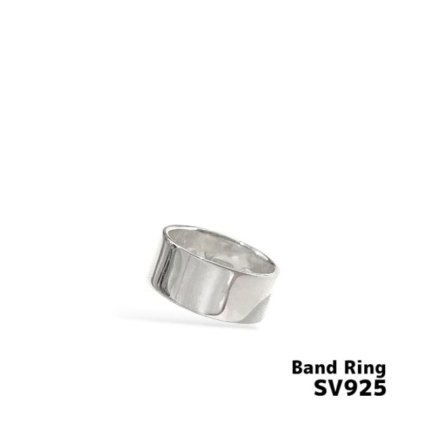 シルバー925 TR005 平打ちリング 地金リング 9mm幅 アクセサリー SV925