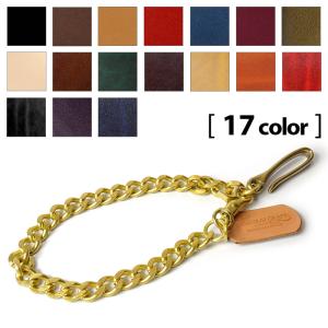 真鍮ウォレットチェーン ２面カット喜平チェーン