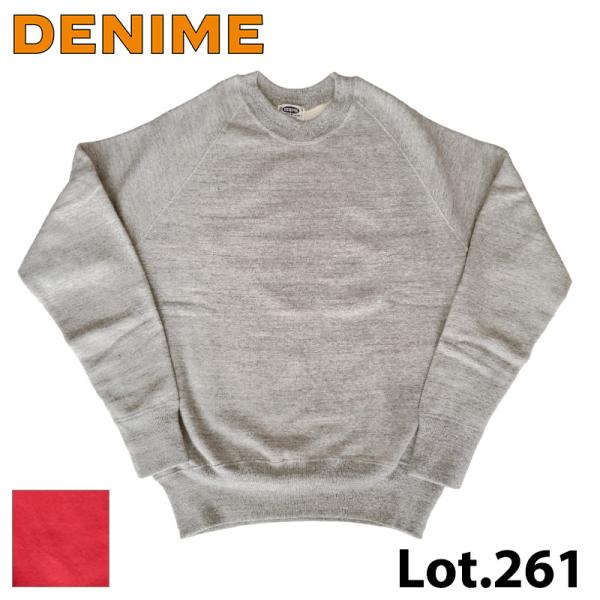 DENIME ドゥニーム WAREHOUSE ウエアハウス Lot 261 4本針ラグランクルーネッ...