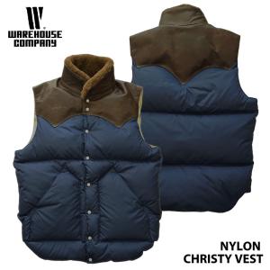 WAREHOUSE ウエアハウス×ロッキーマウンテン NYLON CHRISTY VEST