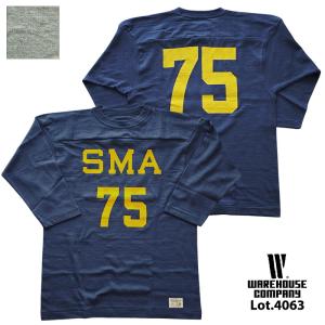 WAREHOUSE（ウエアハウス） Lot 4063 7分袖 フットボールT BYRAM HILLS