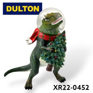 ダルトン XR22-0452 グローブダイナソー スノードーム Globe dinosaur hold on tree｜samuraicraft