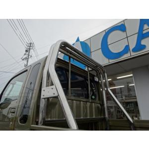 ダブルチューブロールバー ステンレス ハイゼットトラック