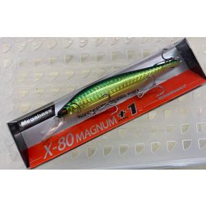 メガバス X-80 MAGNUM+1 GG LIME GOLD OB