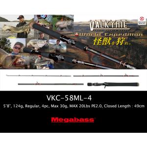 ヴァルキリー MEGABASS VALKYRIE World Expedition Multi VKC-65MH-4
