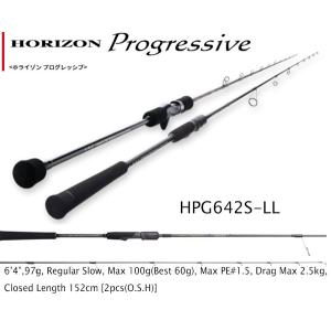 天龍 ジギングロッド ホライゾン プログレッシブ HPG632S-ML【大型商品】【同梱不可】【他商品同時注文不可】 天龍 HORIZON Progressive （ホライゾン プログレッシブ） HPG612S-M