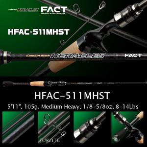 エバーグリーン ヘラクレス FACT HFAC-511MHST｜samuraitackle