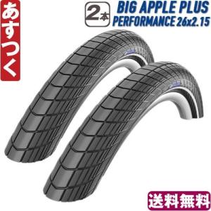 SCHWALBE シュワルベ BIG APPLE PLUS ビッグアップルプラス タイヤ 2本セット 26x2.15 2本セット 自転車 MTB あすつく 返品保証