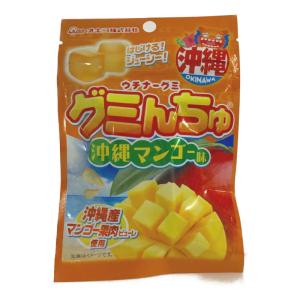 オキコ　グミんちゅ沖縄マンゴー味　ウチナーグミ グミ、ジェリービーンズの商品画像