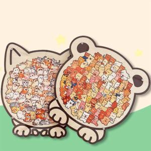 木製 動物 パズル スタンド付き 木製パズル ...の詳細画像1