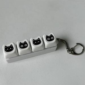 猫柄 キーボード キーホルダー 4キー 9キー...の詳細画像2