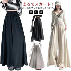 ワイドパンツ スカーチョ スカンツ 春 秋 冬 ...の商品画像