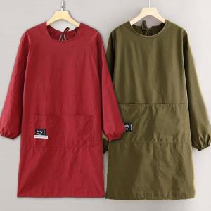 2枚セット 割烹着 エプロン 袖付き かっぽう...の詳細画像4