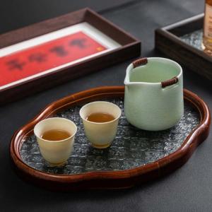 花海棠柄 トレー フローラガラス レトロ調 配...の詳細画像3