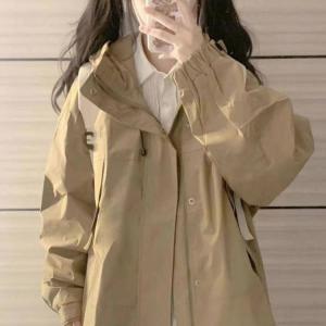 マウンテンパーカー レディース 春 秋 春アウ...の詳細画像3