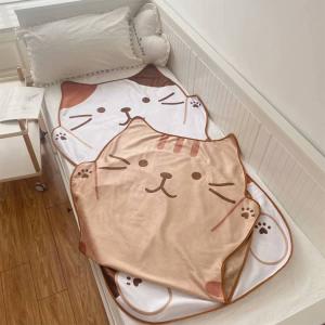 猫 お昼寝 毛布 ブランケット フランネル さ...の詳細画像2