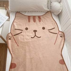 猫 お昼寝 毛布 ブランケット フランネル さ...の詳細画像3