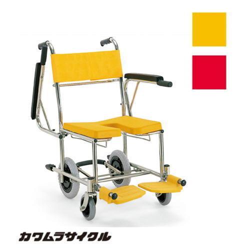(カワムラサイクル) KS4 クリありシート 入浴用車椅子 シャワー用車椅子 シャワーキャリー 介助...