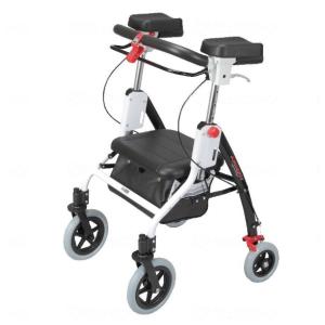 【美品】椅子付き　歩行器　シルバーカー Uber シルバーカー アームフィット 肘置きパッド付き 室内外兼用