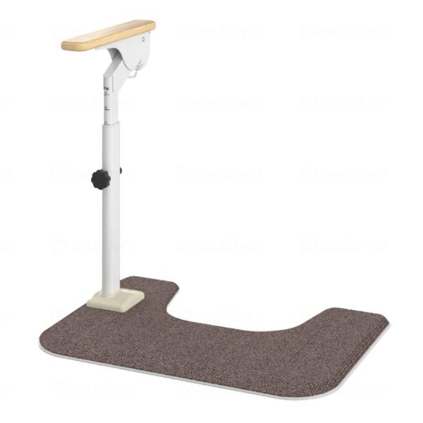 (アロン化成) ATTOGRIP アットグリップ トイレサポート H-S 片側はねあげ 手すり 87...