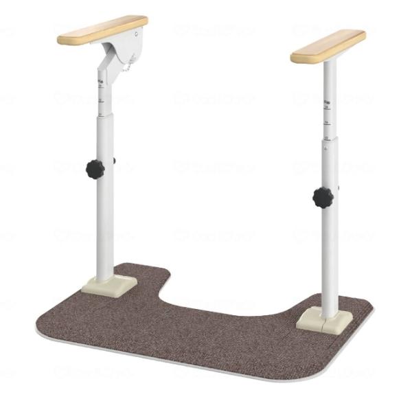 (アロン化成) ATTOGRIP アットグリップ トイレサポート HN-T 片側はねあげ 片側固定 ...