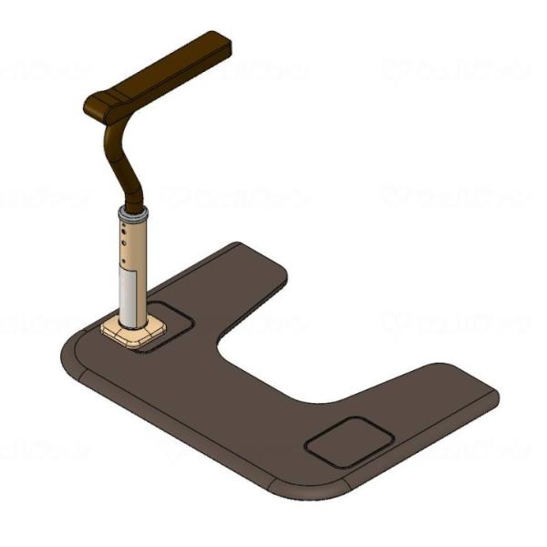 (パナソニック) スムーディ トイレ用 片手すり XPN-L80833 置き型 置くだけ 工事不要 ...