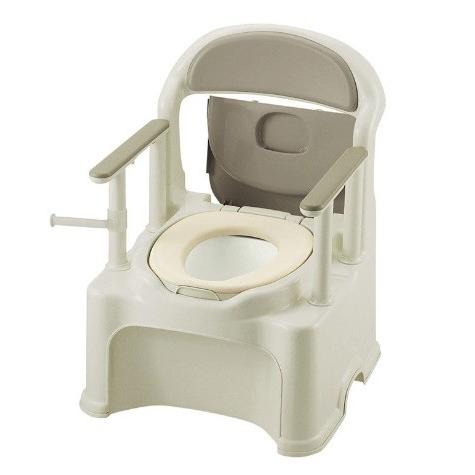 (リッチェル) ポータブルトイレ きらく PS2型 普通便座 47530 介護 高齢者 簡易 非常用...
