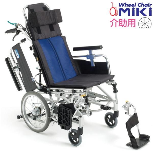 (ミキ) ティルト リクライニング車椅子 介助式 BAL-12 ノーパンクタイヤ仕様 リーズナブル ...