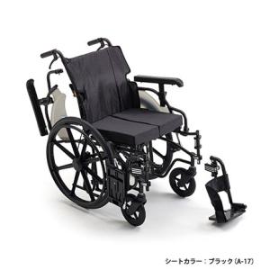 (ミキ) KJP-5 車椅子 自走式 ビッグサイズ 多機能タイプ ノーパンクタイヤ モジュール(座幅調節可能) 耐荷重130kg 法人宛送料無料