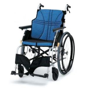 (日進医療器) ULTRA ウルトラシリーズ NA-U1 標準型 車椅子 自走式 折り畳み 座クッション付 座り心地 エアータイヤ仕様｜sanai-kaigo2