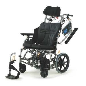 日進医療器 車椅子 軽量 介助式 ティルト 座王X NA-XF5 ノーパンク