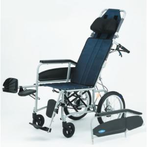 ミキ TR-1 ティルト・リクライニング車椅子 自走式 肘掛跳ね上げ 脚部