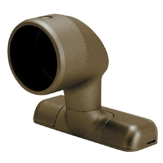 (マツ六) 入隅用首振スリムエンドブラケットカバー付 サイズφ35 φ32 手すり 部品 金具 住宅...