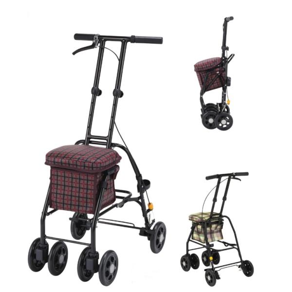 (マキテック) スリムムーヴ SX-15 シルバーカー 押し車 コンパクト 軽量 屋外用 介護用 高...