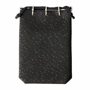 印傳屋　印伝　合切袋　茶巾袋　信玄袋　新品未使用 印伝 印傳屋 上原勇七 (INDEN-YA) 本革 合切袋 ( 巾着 信玄袋