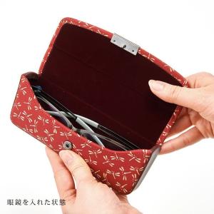 【印傳屋 4206】甲州印伝 本革 ハード眼鏡...の詳細画像3