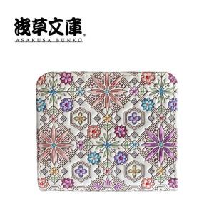 浅草文庫 浅草文庫革 花菱ラウンドファスナー長財布 ワイン